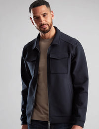 VEDONEIRE Interlock Jacket - Navy