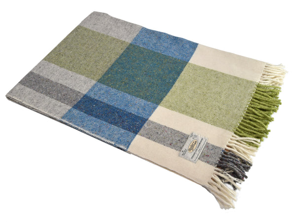 STUDIO DONEGAL Small Mediterranean Throw - Sea 150x100cm
