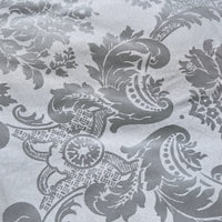 CATHERINE LANSFIELD Damask Jacquard Duvet Cover Set - Silver