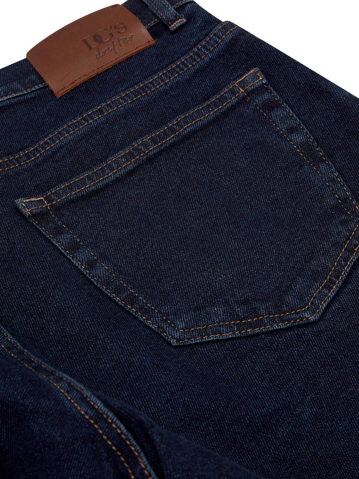 DG'S DRIFTER Cotton Stretch Jeans - Dark Blue