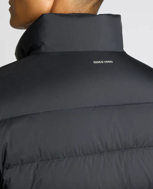 REMUS UOMO Kane Quilted Jacket - Navy