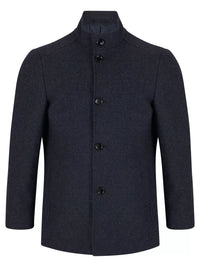 DANIEL GRAHAME Watson Tailored Coat - Dark Blue