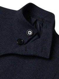 DANIEL GRAHAME Watson Tailored Coat - Dark Blue