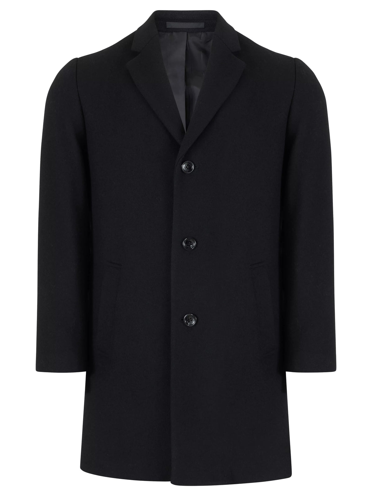 DANIEL GRAHAME Osbourne Tailored Coat - Black
