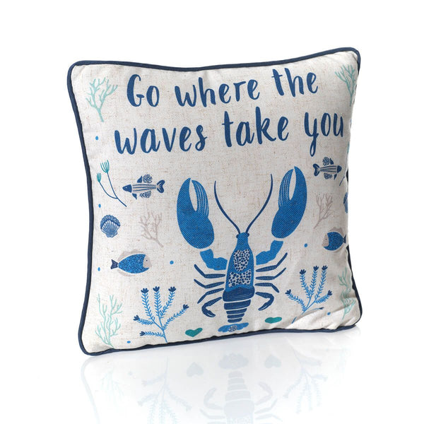 LANGS Lobster Love Cushion 35x35cm