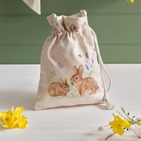 LANGS Easter Bunny Mini Drawstring Bag 20x28.5cm