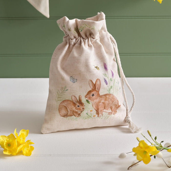 LANGS Easter Bunny Mini Drawstring Bag 20x28.5cm