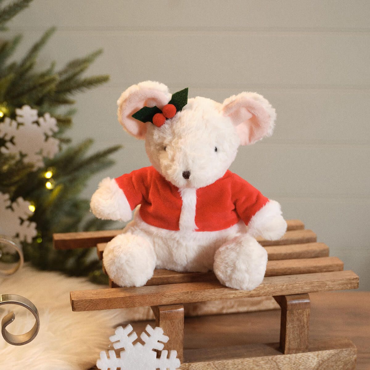 LANGS Christmas Millie The Mouse Plush 21cm