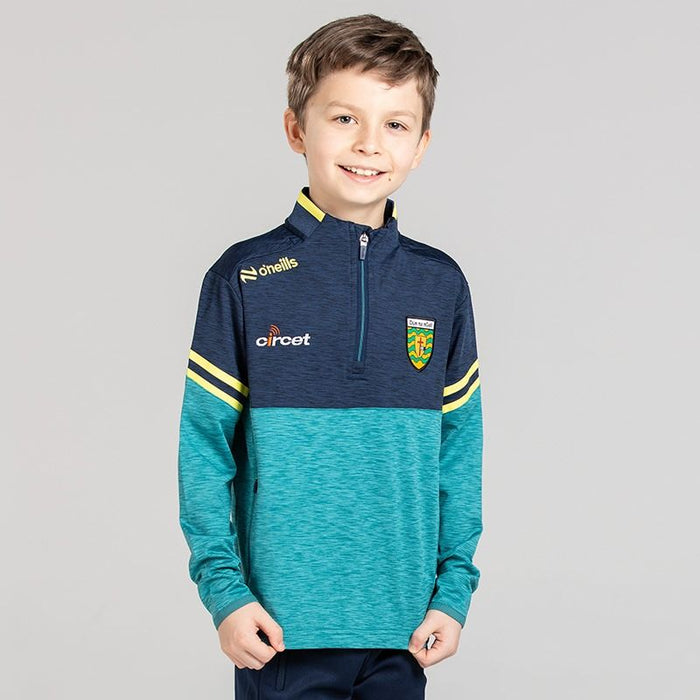 O'NEILLS Donegal GAA Kids' Sedona Fleece Half Zip Top - Teal