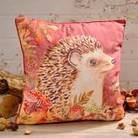 LANGS Toadstool Tales Hedgehog Cushion 45x45cm