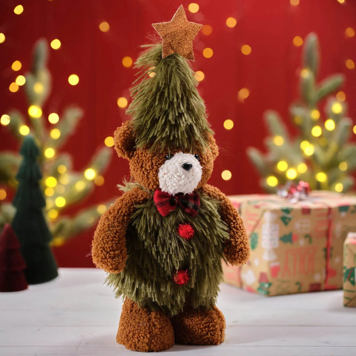 LANGS Christmas Tree Standing Bear 38cm