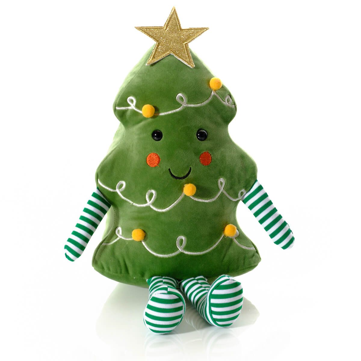 LANGS Jingle and Joy Christmas Tree Doorstop 30cm