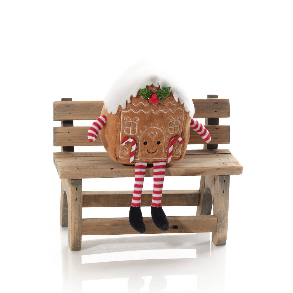 LANGS Jingle and Joy Gingerbread Shelf Sitter 19cm
