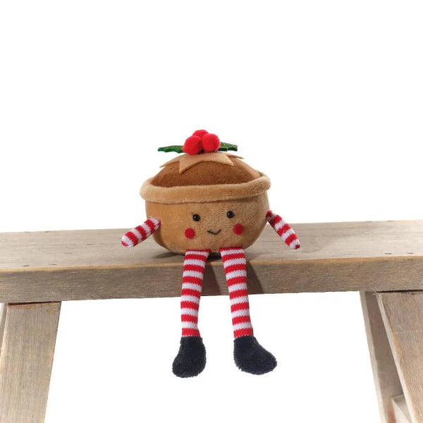 LANGS Jingle and Joy Christmas Mince Pie Shelf Sitter 15cm