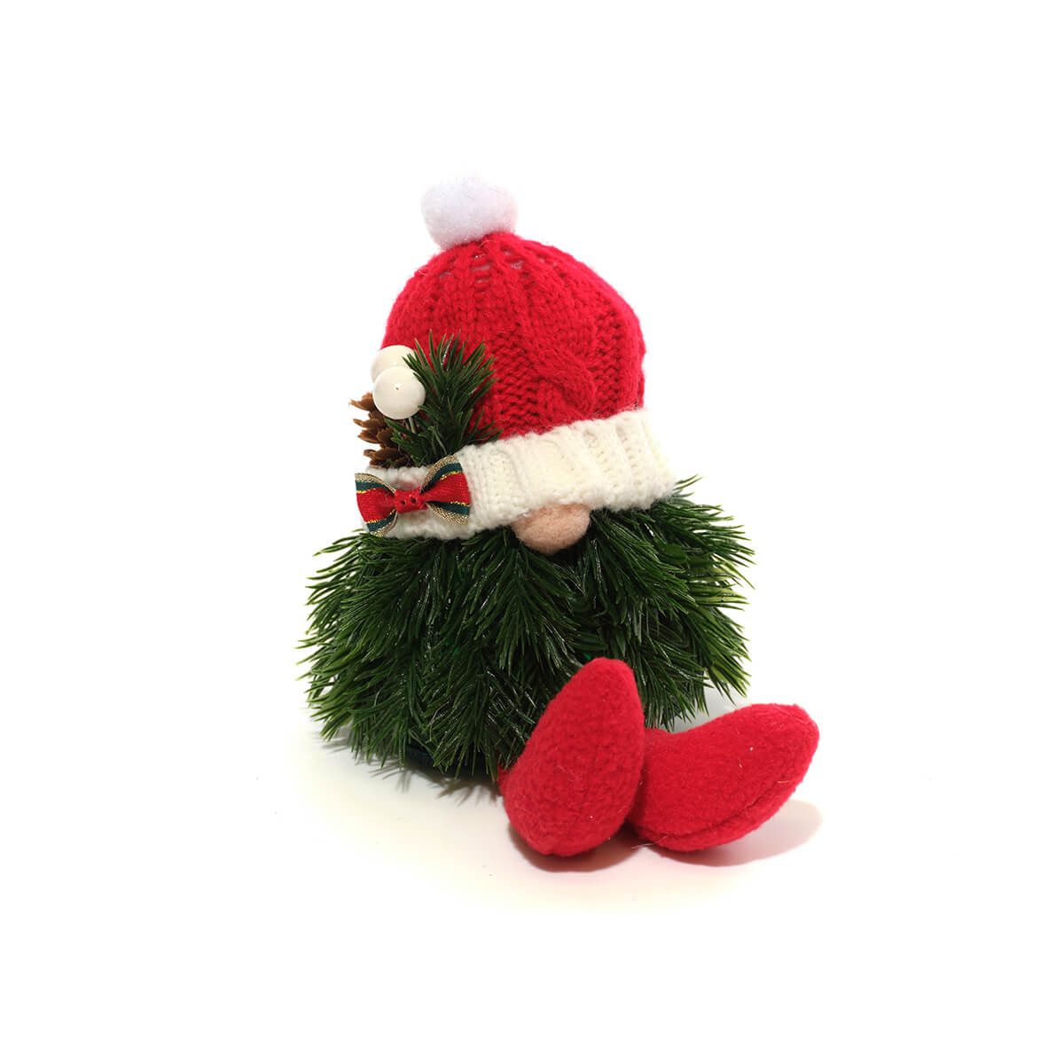 LANGS Hollies & Berries Gonk with Knitted Hat Shelf Sitter 18cm
