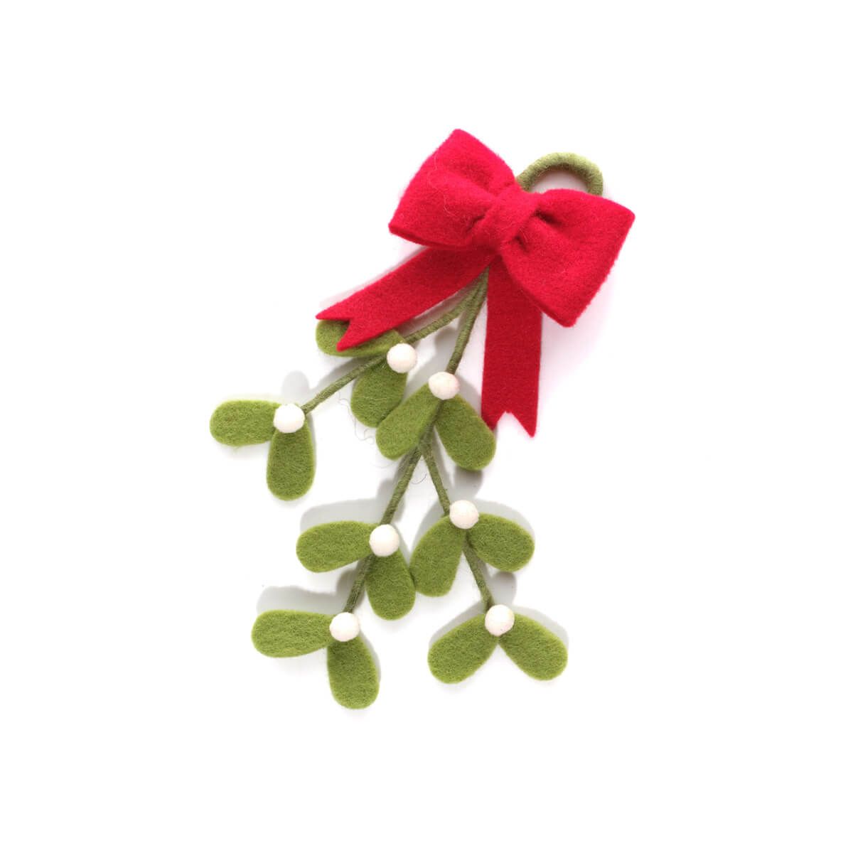 LANGS Hand Made Wool Mistletoe Hanger