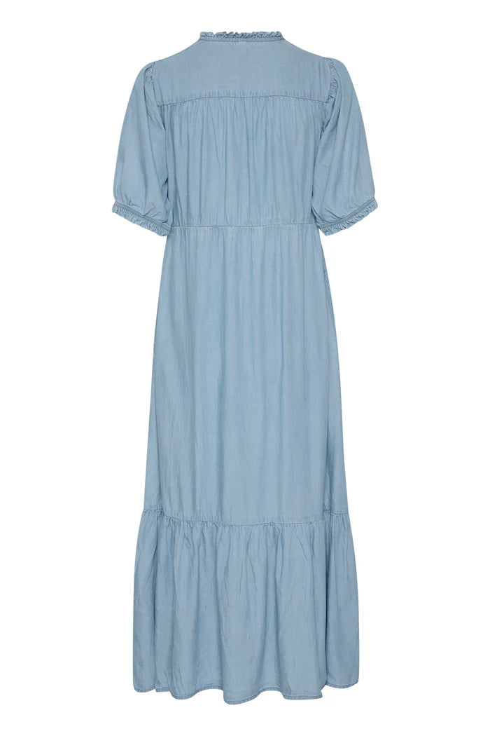 CULTURE Aurelia Long Dress - Blue