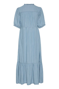 CULTURE Aurelia Long Dress - Blue