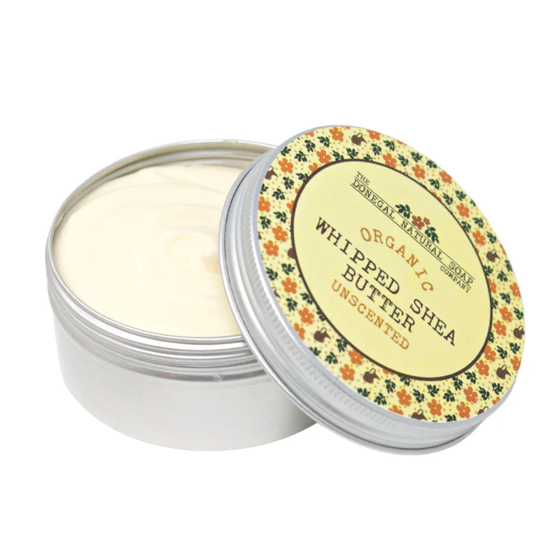 DONEGAL NATURAL SOAP Unscented Organic Whipped Shea Butter - 120g