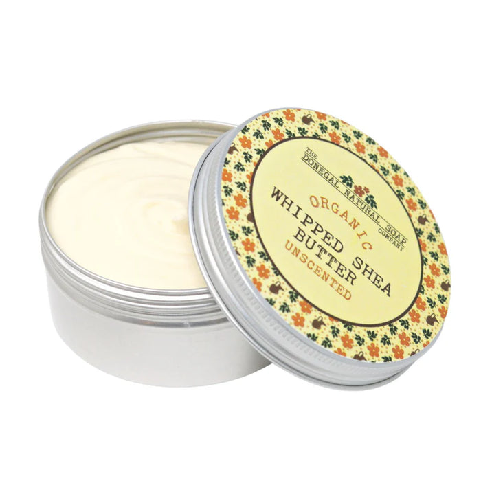 DONEGAL NATURAL SOAP Unscented Organic Whipped Shea Butter - 120g