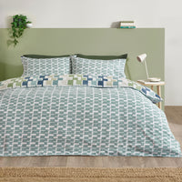 CATHERINE LANSFIELD Bryson Geo Duvet Set - Blue