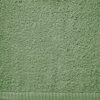 CATHERINE LANSFIELD Quick Dry Cotton Face Cloth 4 Pack - Sage Green