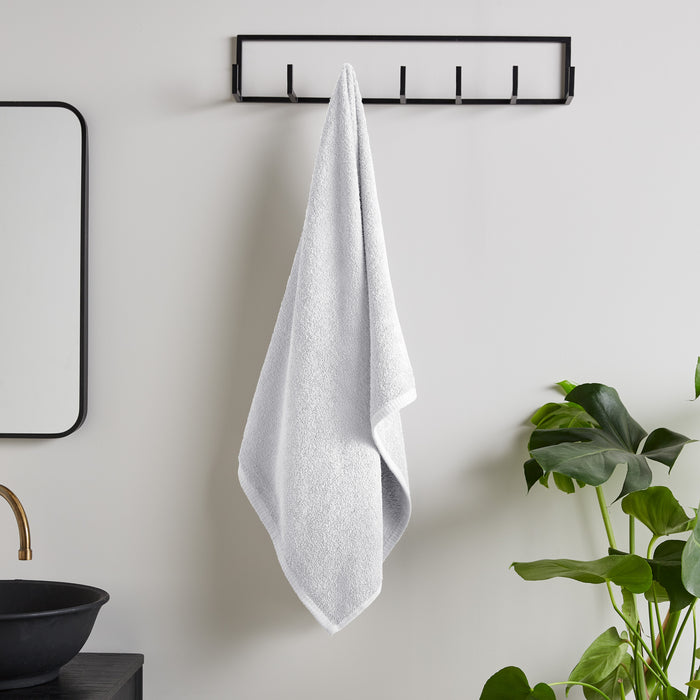 CATHERINE LANSFIELD Quick Dry Cotton Towel - White (Available in 3 Sizes)