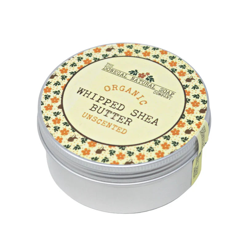 DONEGAL NATURAL SOAP Unscented Organic Whipped Shea Butter - 120g