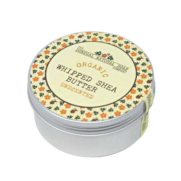 DONEGAL NATURAL SOAP Unscented Organic Whipped Shea Butter - 120g