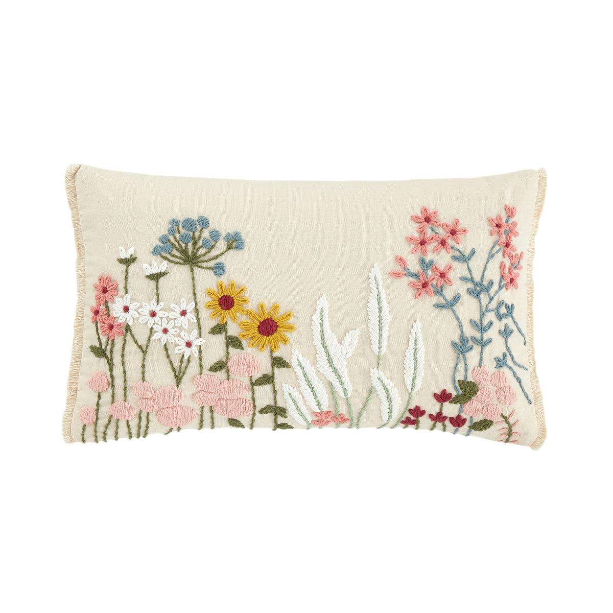 CATHERINE LANSFIELD Countryside Floral Filled Cushion 50x30cm