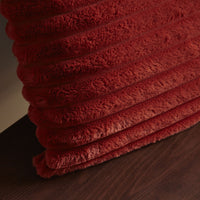 CATHERINE LANSFIELD Cosy Ribbed Cushion - Burnt Orange