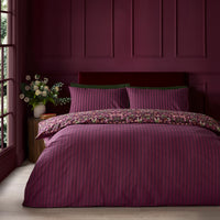 CATHERINE LANSFIELD Richmond Floral Duvet Cover Set - Plum