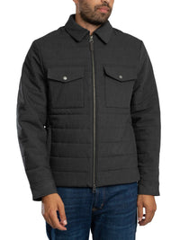 GANT Insulated Flannel Jacket - Grey