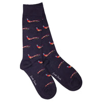 SWOLE PANDA Pheasant Sock - Navy