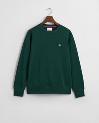 GANT Cotton Crew Neck Sweatshirt - Green