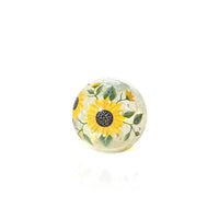 LANGS Sunflower Crackled Glass LED Ball Light 12cm