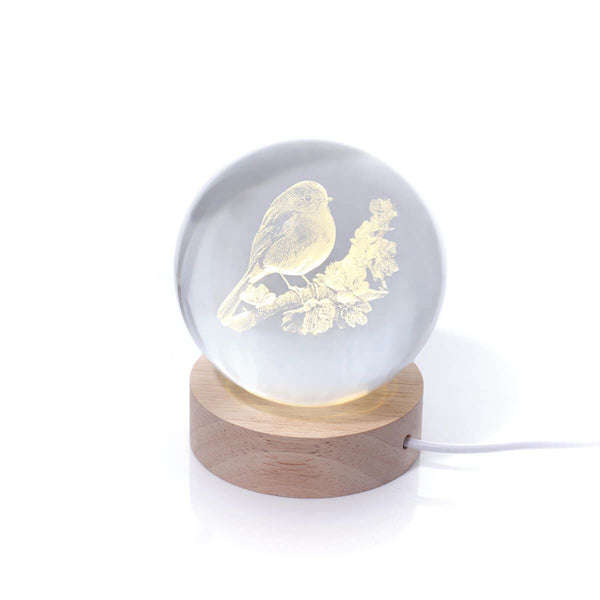 LANGS Robing LED Crystal Ball Lamp 8x9.5cm