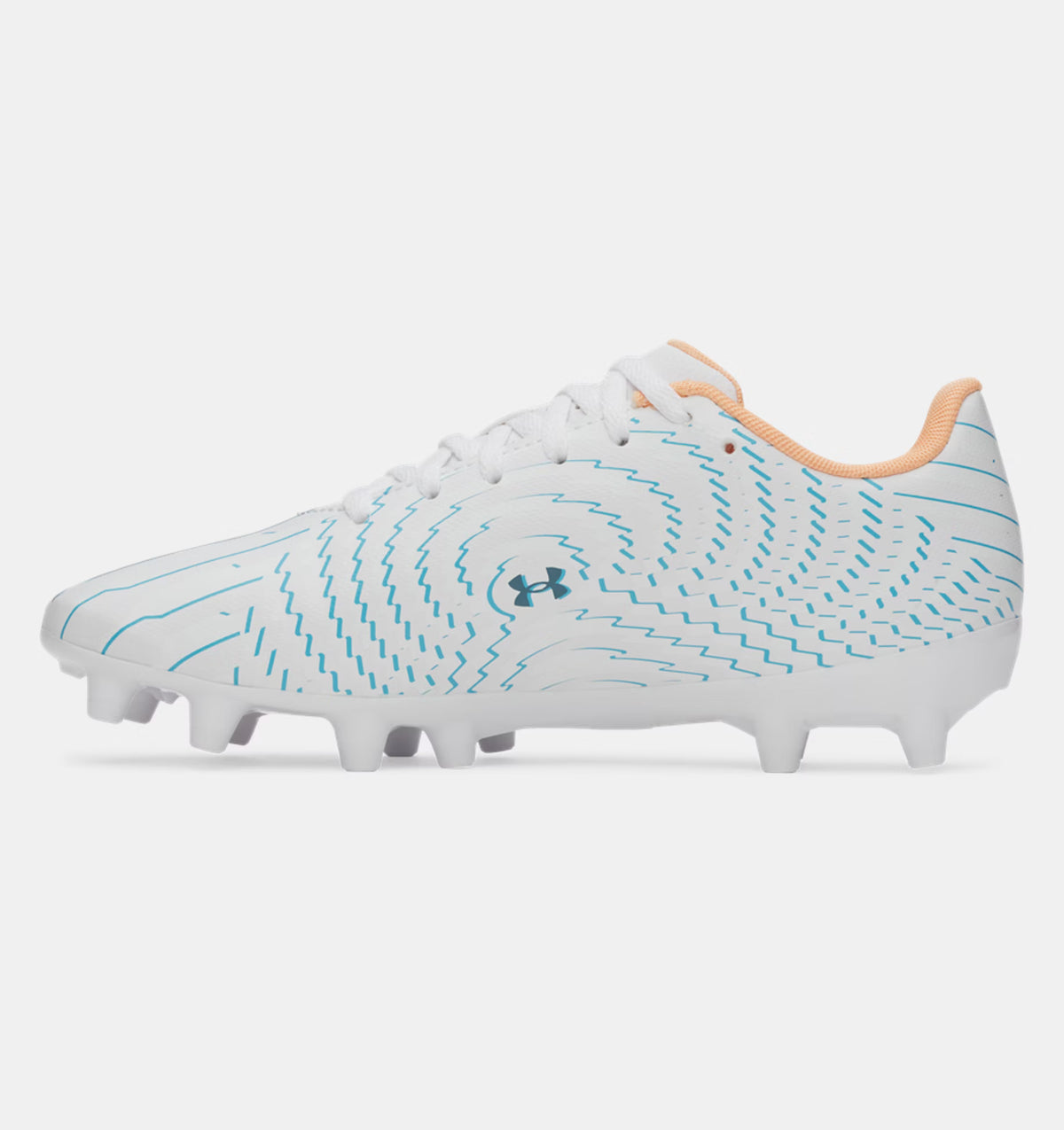 UNDER ARMOUR Kids Shadow Club 4 FG Jr. Football Boots - White