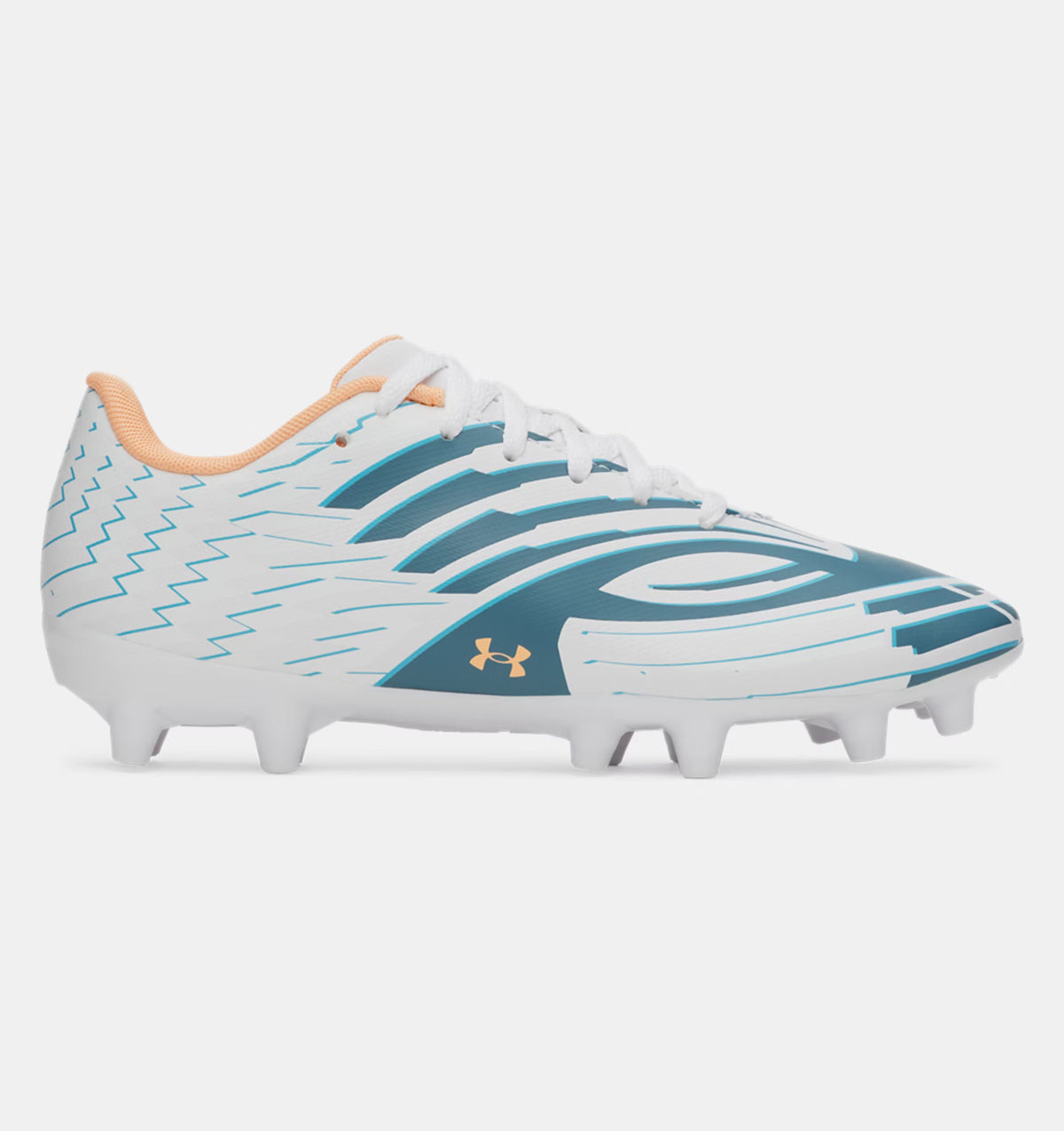 UNDER ARMOUR Kids Shadow Club 4 FG Jr. Football Boots - White