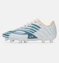 UNDER ARMOUR Kids Shadow Club 4 FG Jr. Football Boots - White