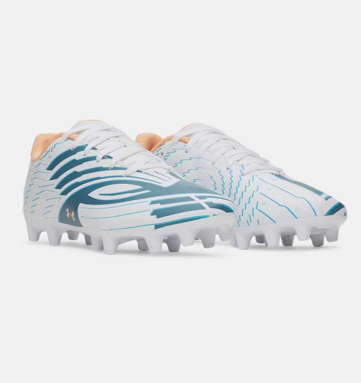 UNDER ARMOUR Kids Shadow Club 4 FG Jr. Football Boots - White