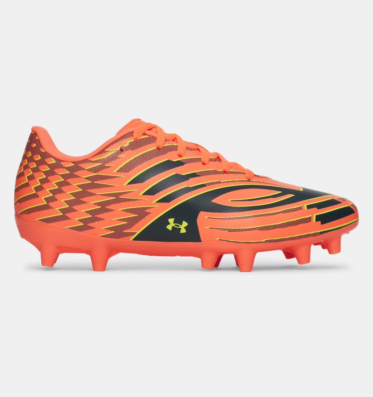UNDER ARMOUR Kids Shadow Club 4 FG Jr. Football Boots - Orange