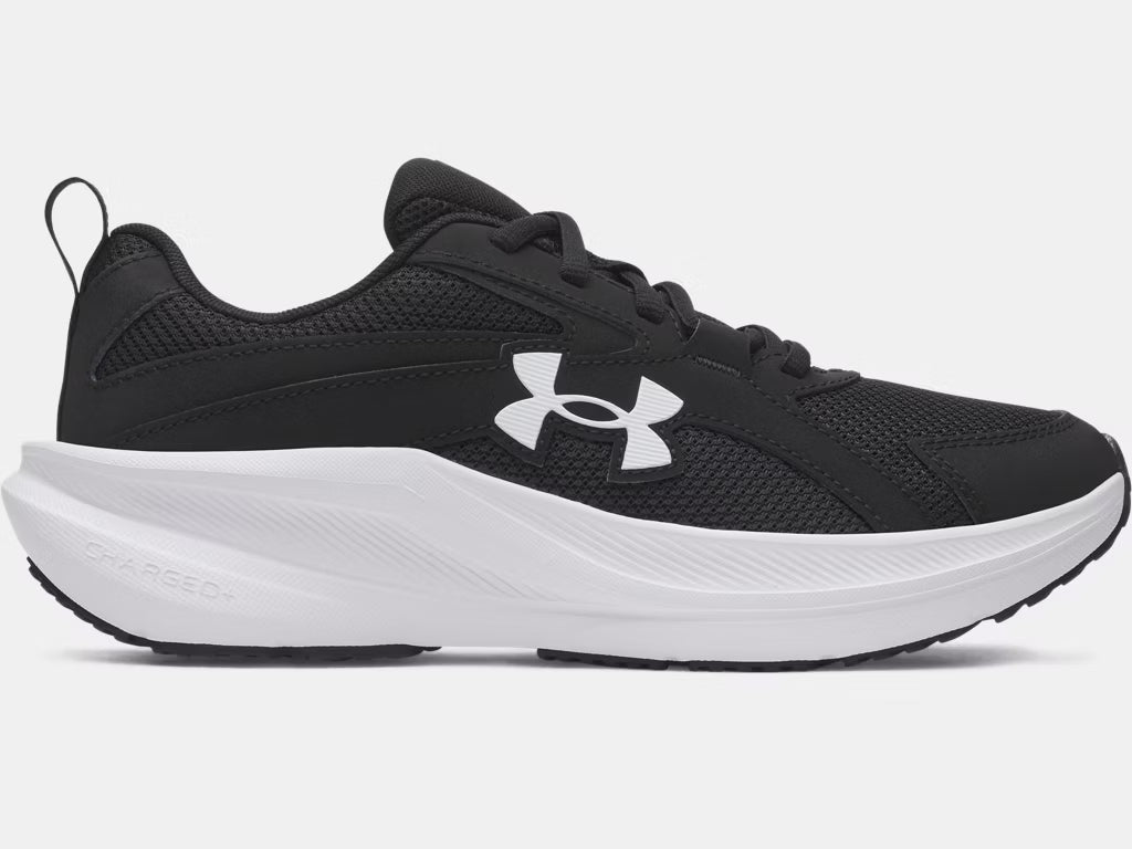 UNDER ARMOUR Charged+ Assert 11 Boys' Grade School Running Shoes - Black