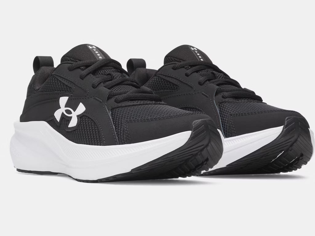 UNDER ARMOUR Charged+ Assert 11 Boys' Grade School Running Shoes - Black