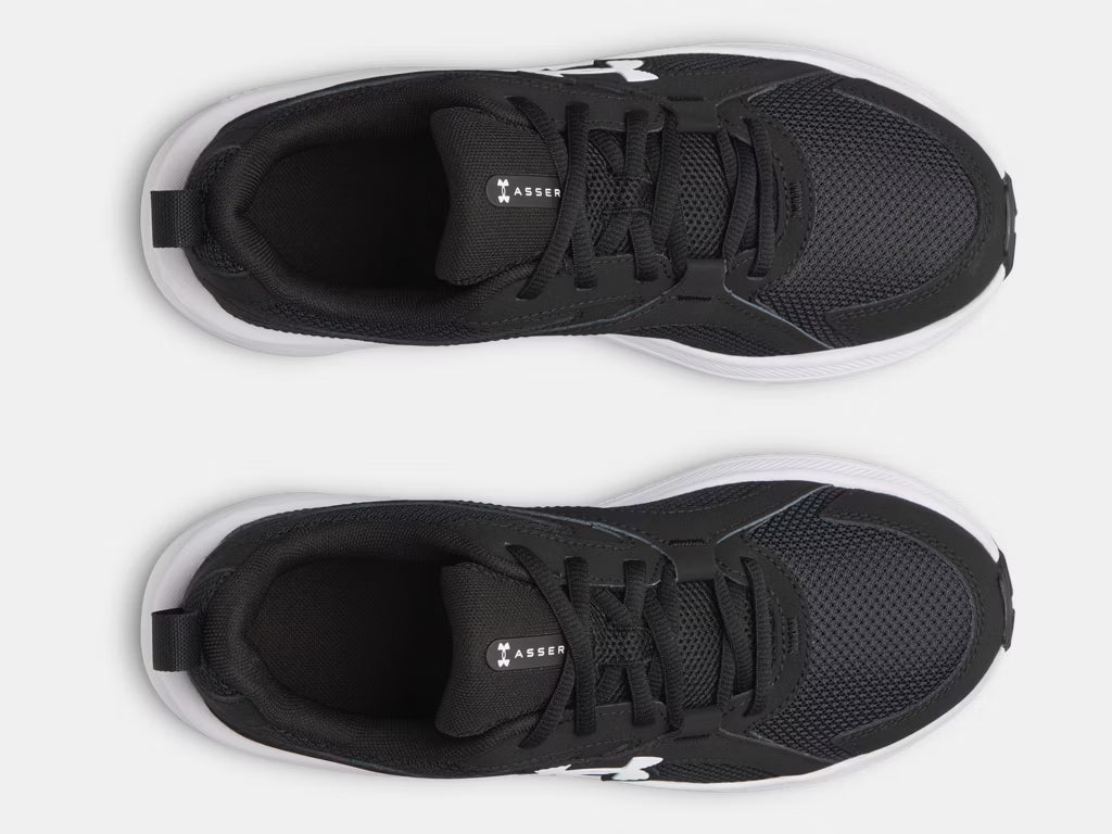 UNDER ARMOUR Charged+ Assert 11 Boys' Grade School Running Shoes - Black