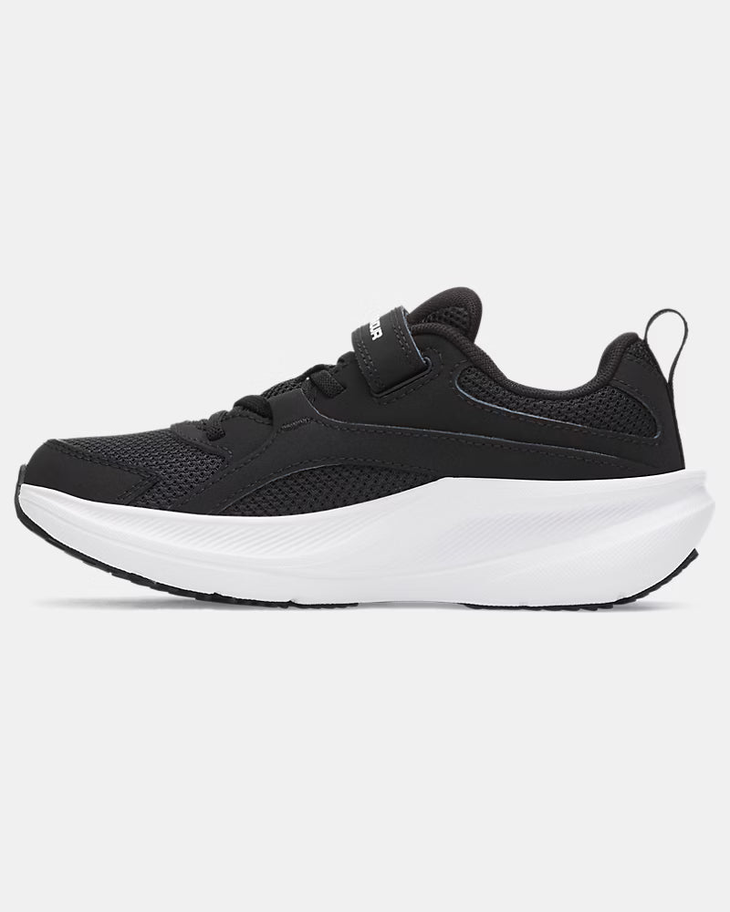 UNDER ARMOUR Charged+ Assert 11 Boy's Pre-School Running Shoes - Black