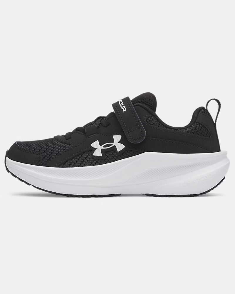 UNDER ARMOUR Charged+ Assert 11 Boy's Pre-School Running Shoes - Black