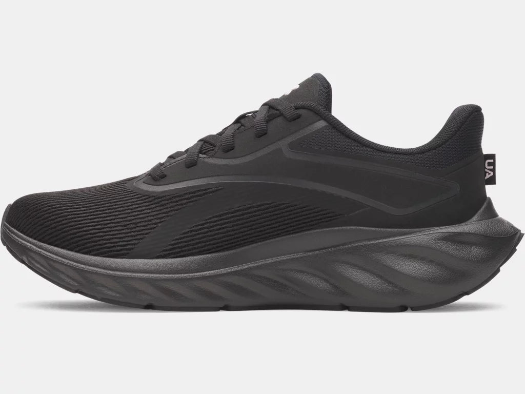 UNDER ARMOUR Women's Charged+ Ascend Running Shoe - Black | 6009828 003