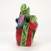 ENESCO Stitch Tearing Christmas Present Figurine by Jim Shore 12.5cm