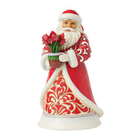 ENESCO Santa with Blooming Amaryllis Figurine by Jim Shore 21cm